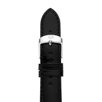 16mm Black Patent Leather
