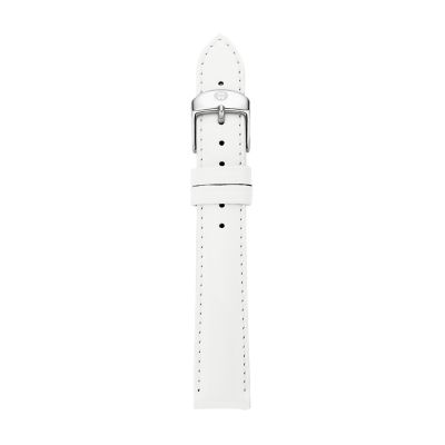 16mm White Patent Leather