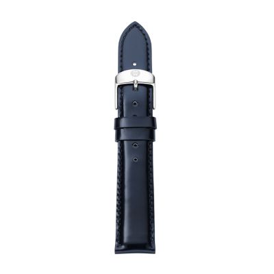 16mm Navy Patent Leather Strap