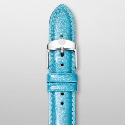 16mm Light Blue Glitter Fashion Patent