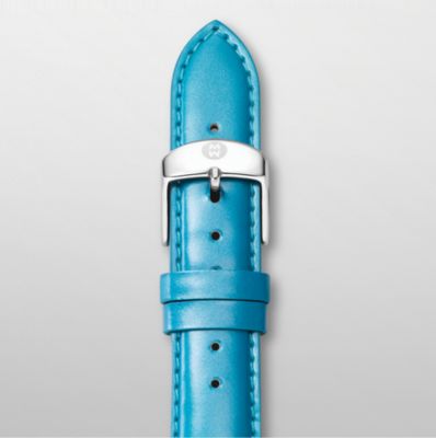 16mm Bright Blue Patent Leather
