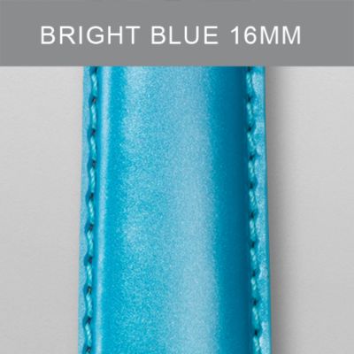 16mm Bright Blue Patent Leather