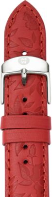 16 mm Red Rose Embossed Calf Skin