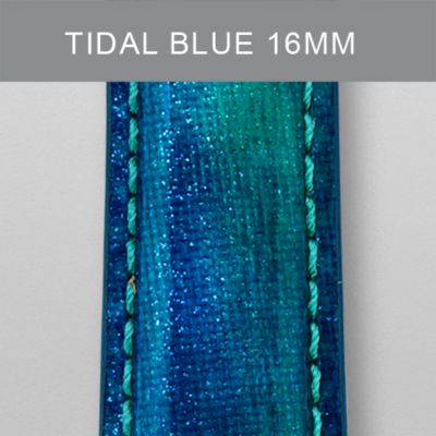 16mm Tidal Blue Fashion Patent Leather