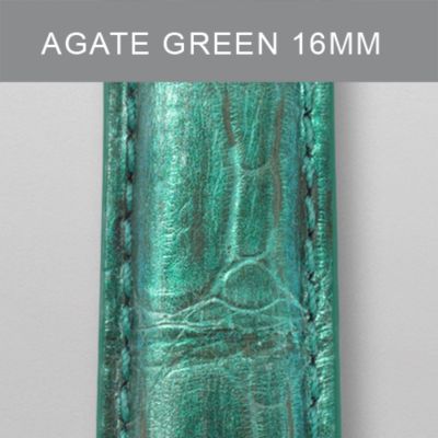 16mm Agate Green Fashion Alligator