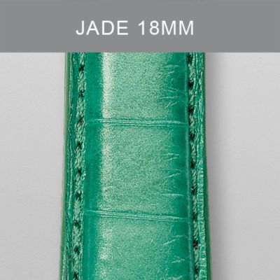 18 mm Jade Fashion Alligator