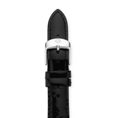 18mm Black Patent Leather