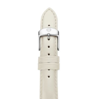 18mm Silver Patent Leather