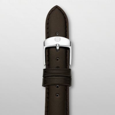 18mm Espresso Patent Leather