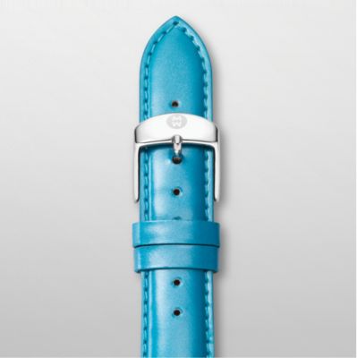 18mm Bright Blue Patent Leather