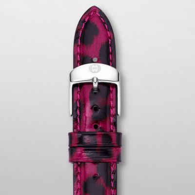 18mm Pink Cheetah Fashion Patent Leather