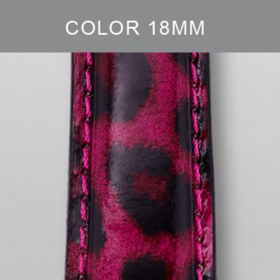18mm Pink Cheetah Fashion Patent Leather