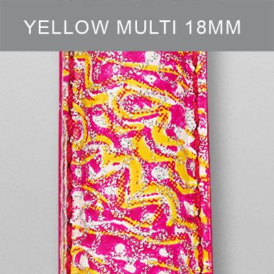 18mm Yellow Multi Fashion Patent