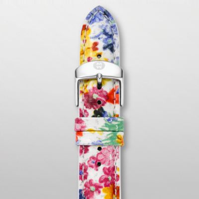18mm Flower Fashion Patent Leather