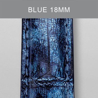 18mm Blue Fashion Alligator