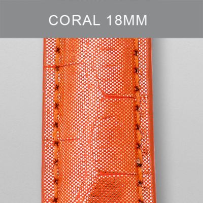 18 mm Coral Fashion Alligator