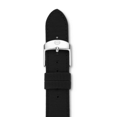 18mm Black Grosgrain Strap