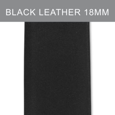 18mm Black Satin