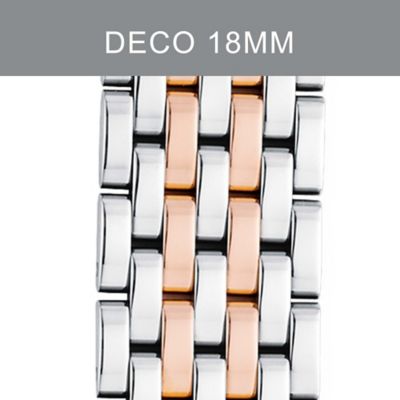 18mm Deco Rose Gold Two-Tone Bracelet