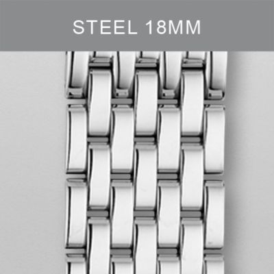 18 mm Deco Moderne Stainless Steel Bracelet