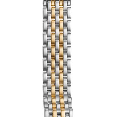 18mm Caber Two Tone Gold Stainless Steel Bracelet