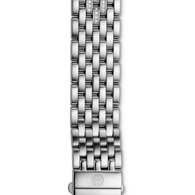 18mm CSX Taper Steel Bracelet with Diamonds
