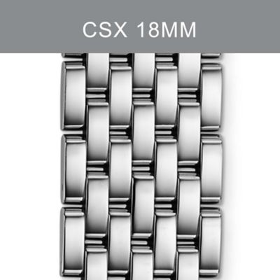 18mm CSX Taper Steel Bracelet with Diamonds