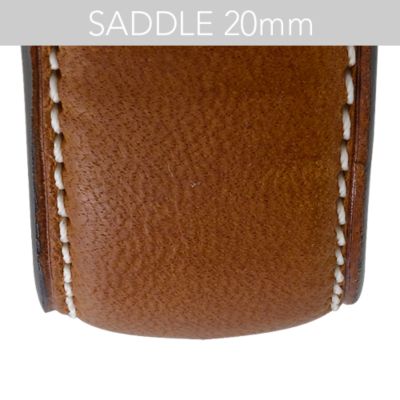 20mm Saddle Calf Skin Strap