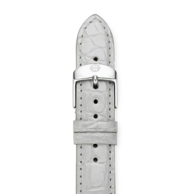 20mm Silver Alligator