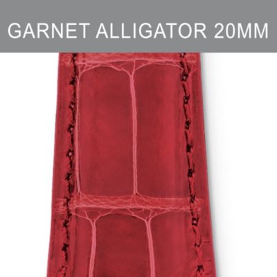 20mm Garnet Alligator