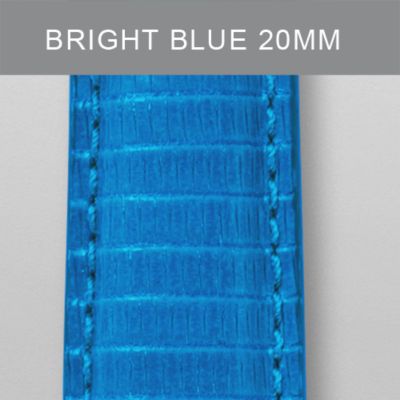 20mm Bright Blue Fashion Lizard