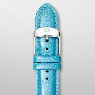 20mm Light Blue Glitter Fashion Patent