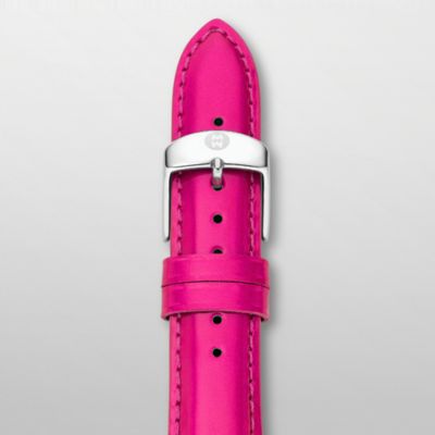 20mm Fandango Pink Patent Leather Strap