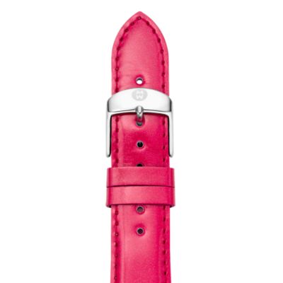 20mm Bright Pink Patent Leather Strap