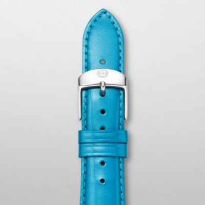 20mm Bright Blue Patent Leather