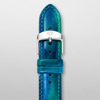 20mm Tidal Blue Fashion Patent Leather
