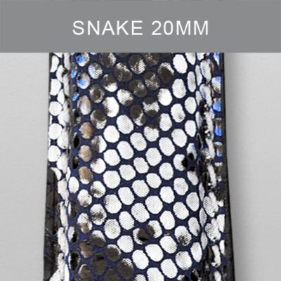 20mm Snake Fashion Leather