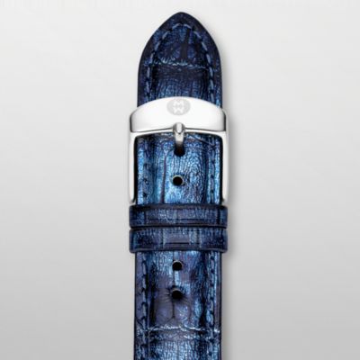 20mm Blue Fashion Alligator