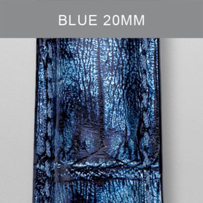 20mm Blue Fashion Alligator