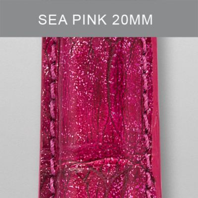 20mm Sea Pink Fashion Alligator