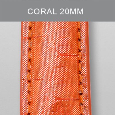 20 mm Coral Fashion Alligator