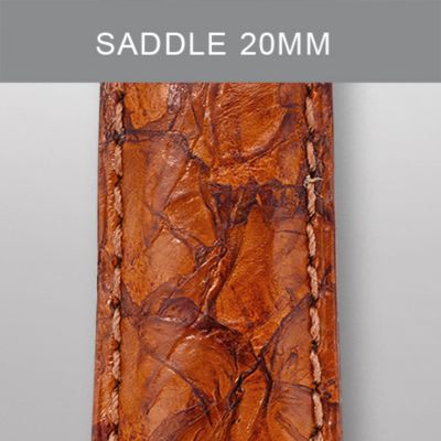 20mm Saddle Exotic Leather