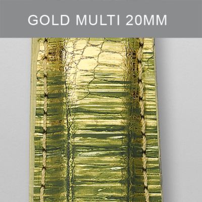 20 mm Gold Multi Fashion Lizard