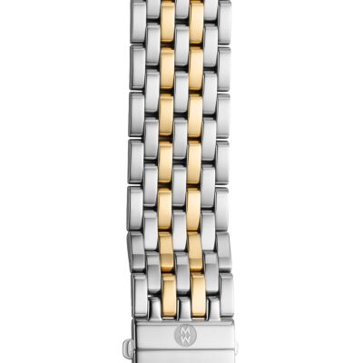 20 mm Deco XL Two Tone Gold Steel Bracelet