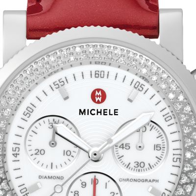 Sport Sail Diamond Scarlet Patent Leather