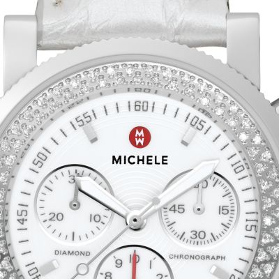 Sport Sail Diamond Silver Alligator