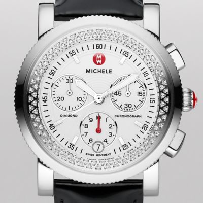 Sport Sail Diamond Black Patent Leather