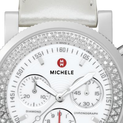 Sport Sail Diamond Silver Patent Leather