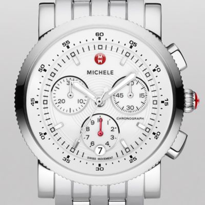 Sport Sail White Dial Stainless Steel Bracelet