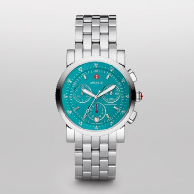 Sport Sail Turquoise Stainless Steel Bracelet
